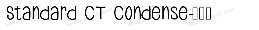 Standard CT Condense字体转换
